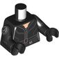 Torso Jacket, Zipper, Black Belt, SHIELD Logo on Shoulder print, Black Arms and Hands
