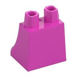 LEGO part 36036 Hips and Legs Under Dress/Robe in Bright Purple/ Dark Pink