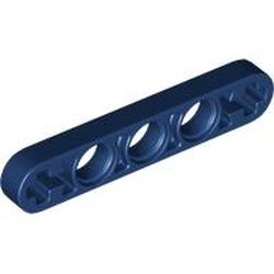 LEGO part 11478 Technic Beam 1 x 5 Thin with Axle Holes on Ends in Earth Blue/ Dark Blue