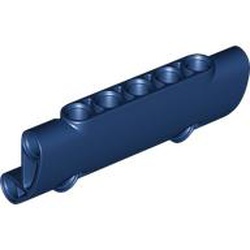 LEGO part 24119 Technic Panel Curved 7 x 3 with 2 Pin Holes through Panel Surface in Earth Blue/ Dark Blue