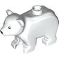 Animal, Bear, Cub with Black Eyes print