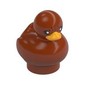 Animal, Bird, Duck / Duckling with Black Eyes, Bright Light Orange Beak, Spots print