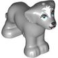 Animal, Dog Big with White Spot on Head, Black Eyes print