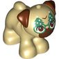 Animal, Dog, Pug - Standing with Reddish Brown Eyes, Face and Ears, Christmas Tree Glasses Print (Dango)