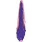 Flame / Vapor Trail 3 x 14 with Axle Hole and Dark Purple Marbled Center Pattern