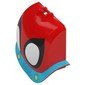 Windscreen 8 x 6 x 3 with Bar Handle and Mudguard, Medium Azure Fender, Spider-Man Eyes print