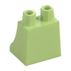 LEGO part 36036 Hips and Legs Under Dress/Robe in Spring Yellowish Green/ Yellowish Green