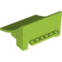 LEGO part 75538 RAMP 8X8X4 in Bright Yellowish Green/ Lime