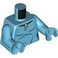 Torso, Na'vi Bare Chest, Shell Pendant, Dark Azure Markings print, Medium Azure Arms and Hands