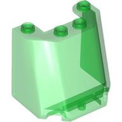 LEGO part 84954 Windscreen 3 x 4 x 3 in Transparent Green/ Trans-Green
