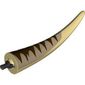 Animal Body Part, Dinosaur, Tyrannosaurus Rex Tail, with Pin, Dark Tan Top and Dark Brown Stripes Print