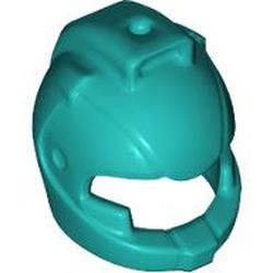LEGO part 22380 Helmet Space with Air Intakes and Hole on Top in Bright Bluish Green/ Dark Turquoise