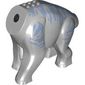 Animal Body Part, Dinosaur, Brachiosaurus Body with Sand Blue Markings print