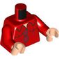 Torso, Shirt, Sunglasses print, Red Arms, Light Nougat Hands
