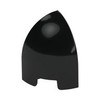 Black Brick Round Curved 1 x 1 x 1 1/3 Quarter Dome