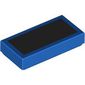 Tile 1 x 2 with Black Surface print