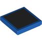 Tile 2 x 2 with Black Surface print