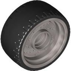 LEGO part 72206 Wheel Rim 24 x 12 with Black Tyre in none