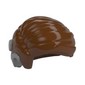 Minifig Hair Short with Light Bluish Grey Cochlear Implant Pattern