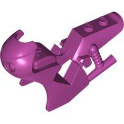 LEGO part 3132 Fairing, Motorcycle, Racing (Sport) Bike with Rounded Front, 1 x 2 Studs in Bright Reddish Violet/ Magenta