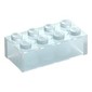 Brick 2 x 4 without Cross Supports, Modern