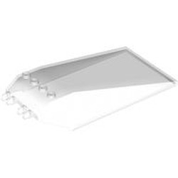 LEGO part COCKPIT 6X12X2 W. COMBI HINGE in Transparent (6439171|51477)