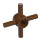 Technic Pin Connector Hub with 4 Bars at 90°, Through Pin Hole