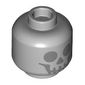 Minifig Head Skeleton, Dark Bluish Skull Face Print