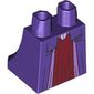 Hips and Legs Under Dress/Robe, Lavender Inside, Dark Red Underdress print