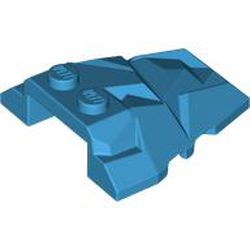 LEGO part 28625 ROOf ROCK TILE 4X4  W.ANGLE in Dark Azure