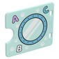 Duplo Door / Window with Cutout (Semi Oval) with Porthole, Bubbles, '1, 2, 3' Print