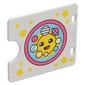 Duplo Door / Window with Cutout (Semi Oval) with Solar System with Smiling Sun Print
