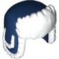 Hat Ushanka with Dark Blue Print