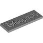 Tile 2 x 6 with White 'DISNEY 100' print