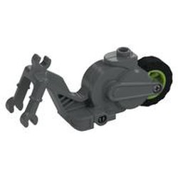 Vehicle Base, Motorcycle Chassis with Lime Flywheel