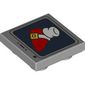 Tile Special 2 x 2 Inverted with TV Monitor with Red Shoe (Sonic) Print