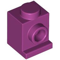 LEGO part 4070 ANGULAR BRICK 1X1 in Bright Reddish Violet/ Magenta