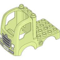 LEGO part 10104339 TRUCK ELEMENT 4X8, NO. 9 in Spring Yellowish Green/ Yellowish Green