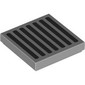 Tile 2 x 2 with Black Lines print