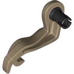 LEGO part 98059 Animal Body Part, Dinosaur, Tyrannosaurus Rex Arm / Leg, Right, Small [Plain] in Sand Yellow/ Dark Tan