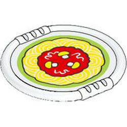 LEGO part DISC, W/ 5.0 SHAFT, NO. 16 in White