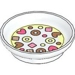 LEGO part DISH, NO. 12 in White