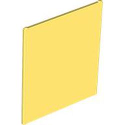 LEGO part 42509 GLASS FOR FRAME 1X6X6 in Cool Yellow/ Bright Light Yellow