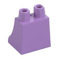 LEGO part 36036 Hips and Legs Under Dress/Robe in Medium Lavender