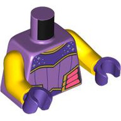 LEGO part MINI UPPER PART, NO. 6668 in Medium Lavender