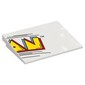Slope 10° 6 x 8 with Yellow 'AN' print