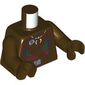Torso, Dark Brown Robe, Strap, Dark Green Shirt, Dark Red Belt, Necklace print, Dark Brown Arms and Hands