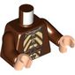 Torso, Jacket, Tan/Reddish Brown Striped Tunic, Belt, Dark Tan Scarf print, Reddish Brown Arms, Light Nougat Hands