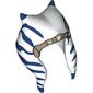 Headdress Togruta Montrals with Gold Band, Blue Markings print