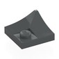 Plate Special 2 x 2 with Double Inverted Curve, 1 Stud